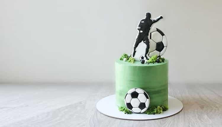 30 مدل کیک تولد پسرانه فوتبالی