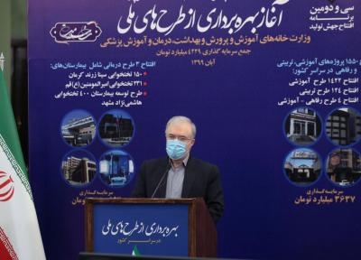 خبرنگاران افتتاح 1400 پروژه بهداشت و درمان تا اردیبهشت 1400
