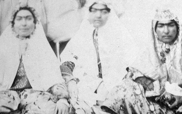 مشهورترین زنان حرمسرای ناصرالدین شاه در یک قاب
