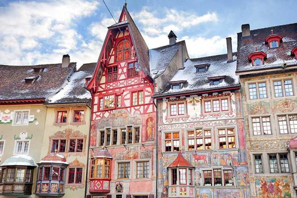 اشتاین ام راین سوئیس، شهری با نقاشی و معماری قرون وسطی